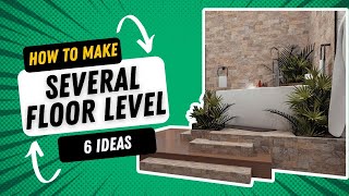 How to make a floor with several levels with Planner 5D Choose from 6 options [upl. by Amekahs]