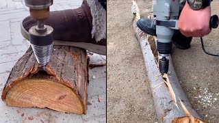 Easier Way to Split FireWood 2021 [upl. by Esilrac914]