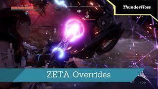 Horizon Zero Dawn  How to Override the Stormbird Rockbreaker and Thunderjaw ZETA Overrides [upl. by Flori]