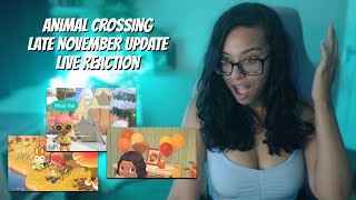 Animal Crossing New Horizons  Late November Trailer Reaction  Sharese Taylor [upl. by Rusticus]