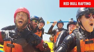 Daniel Ricciardo and Max Verstappen make a splash rafting ahead of the Canadian Grand Prix [upl. by Inalem669]