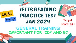 ielts reading practice test with answers  13 january 2024 [upl. by Enert]