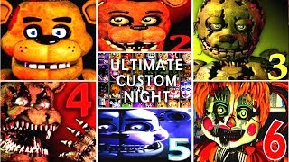 FNaF 1 2 3 4 5 6 amp UCN Jumpscare Simulator [upl. by Gisela]