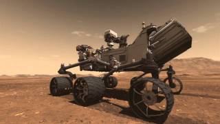 Mars Science Laboratory Curiosity Rover Animation [upl. by Naesed]