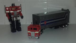 TRANSFORMERS More Than Meets The Eye Autobot Commander OPTIMUS PRIME Captionless Video [upl. by Esadnac]