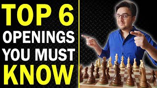 6 Best Chess Openings for Beginners  Top Moves Plans Strategy Gambits Tactics Traps amp Ideas [upl. by Marmion]