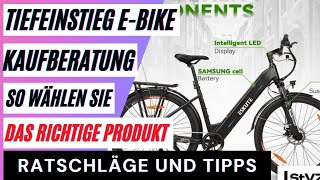 Tiefeinstieg EBike Die besten Elektrofahrräder So wählen Sie das richtige Produkt aus dem Test [upl. by Bogosian]