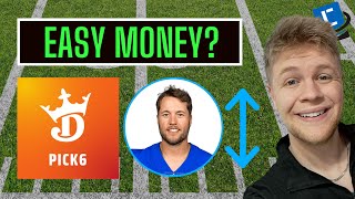 I tried DraftKings Pick 6 Full review and tips for making money [upl. by Dnomzed]