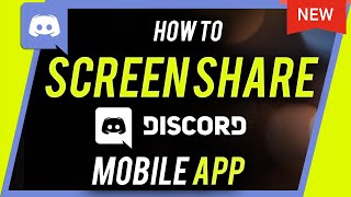 How to Screen Share on Discord Mobile with iPhone amp Android [upl. by Marelda]