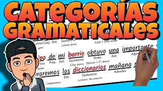 🔎 Cómo IDENTIFICAR las CATEGORÍAS GRAMATICALES [upl. by Vandyke431]