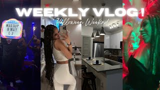 WEEKLY VLOG Halloween night pilates new hair road trip new apartment  more  Yonikkaa [upl. by Davey551]