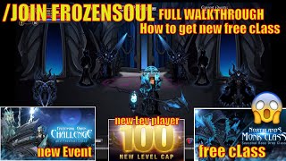 AQW JOIN FROZENSOUL WALKTHROUGH  HOW TO GET NORTHLAND MONK CLASS [upl. by Einohtna16]