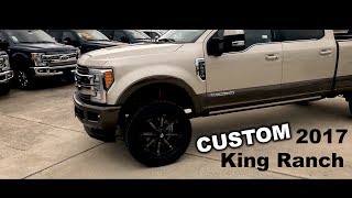 2017 Lifted Ford F250 King Ranch Custom Wheels And Tires [upl. by Cho]