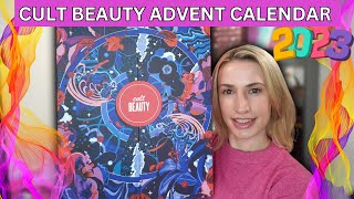 CULT BEAUTY 2023 ADVENT CALENDAR UNBOXING [upl. by Pitts]