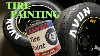 Avon Tire Painting with Ranger Tire Paint [upl. by Ytsihc957]