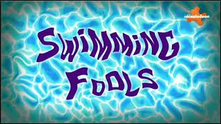 SpongeBob SquarePants  Swimming fools Title Card Castilian Spanish [upl. by Elkin]