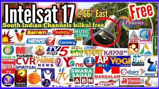 How to set INTELSAT 17  66° East Full Dish setting with Channels ListTamil Telegu Malayalam [upl. by Nylrebma]