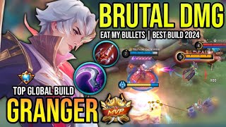 GRANGER BEST BUILD 2024  TOP GLOBAL GRANGER GAMEPLAY  MOBILE LEGENDS✓ [upl. by Ycnan]