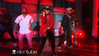 Mark Ronson Feat Bruno Mars  Uptown Funk Live Ellen Degeneres [upl. by Notgnirrab]