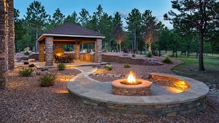 COZY 100 BACKYARD GARDEN WITH FIREPIT DESIGN IDEAS  GUIDE FOR PERFECT OUTDOOR SPACE FIRE PIT TIPS [upl. by Teodor]