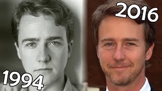 Edward Norton 19942016 all movies list from 1994 How much has changed Before and After [upl. by Walburga17]