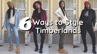 How to Style Timberland Boots  6 Ways [upl. by Ehcnalb]