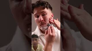 shaving skincare satisfying letsshave skincareroutine [upl. by Graaf]