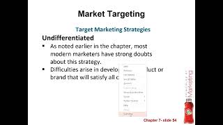 Casharka 8aad Undifferentiated vs Differentiated Marketing Strategy Chapter 7 Marketing [upl. by Arlyn171]