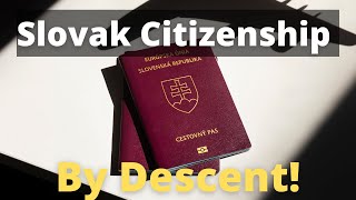 Brand New Slovak Citizenship by Descent [upl. by Haniraz905]