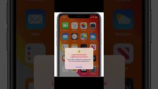 How To Fix “Liquid Detected In Lightning Port” on iPhone🤔shorts [upl. by Sirromal]