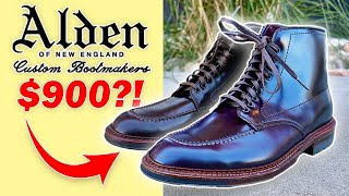 Giving 900 Alden Indy boots a chance Unboxing [upl. by Eglantine]