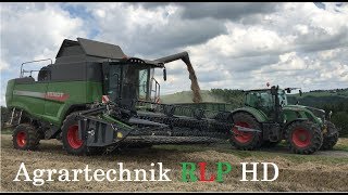 Fendt 5275 C Pl  Mähdrescher  Sommergerste  Fendt 724 Vario [upl. by Kelbee]