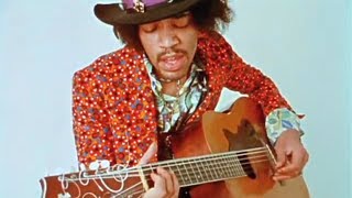 Jimi Hendrix On An Acoustic Guitar only known 2 videos RARE [upl. by Laenaj]