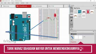 TUTORIAL MELUKIS LITAR MIKROPENGAWAL REKA BENTUK DAN TEKNOLOGI [upl. by Drusy]