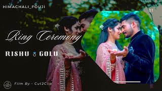 ENGAGEMENT SONG  HEER RANJHA  Rito Riba  Rishu  Golu ❤️ Hindi Song  Ring 💍 Ceremony 2024 [upl. by Schmitt]