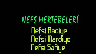 Nefs Mertebeleri  Radiye Merdiye Safiye  567 mertebeler [upl. by Johnnie]