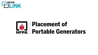 Portable Generator Placement and Operation Requirements [upl. by Faulkner420]