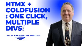 ColdFusion amp HTMX Tutorial MultiDiv Updates with One Click  Simpler Than Vue React or Angular [upl. by Adnilg]