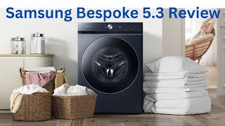 Review Samsung Bespoke 53 Cu Ft AI OptiWash in Brushed Navy [upl. by Ahs]