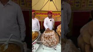 rajishthani shahi thali raja maharajayoo bali🤯🤯🧑‍🍳🧑‍🍳 streetfood foodvlog indianstreetfood [upl. by Rafaellle]