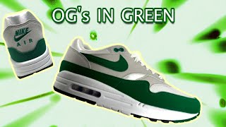 2024 Nike Air Max 1 Malachite Green Review amp On Feet  Hulky [upl. by Rizan]