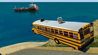 BeamNG Drive Crashes  MORE EPIC High Speed Jumps  High Speed Crash Compilation 94 [upl. by Amekahs]