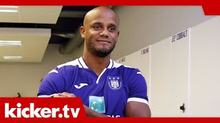 quotIch bin nicht Pep Guardiolaquot  Kompany als Spielertrainer in Anderlecht vorgestellt  kickertv [upl. by Eivad]