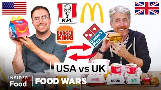 US vs UK Foreign Exchange Season 1 Marathon  Food Wars  Insider Food [upl. by Ahsienot]