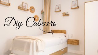 CABECERO DIY BARATO Cómo hacer un cabecero de cama barato 🤯 [upl. by Borras150]