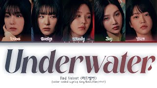 Red Velvet 레드벨벳  Underwater Color Coded Lyrics EngRomHan가사 [upl. by Chessa]