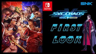 GAMEPLAY  SNK VS CAPCOM SVC CHAOS NINTENDO SWITCH [upl. by Eirollam]