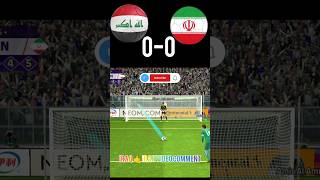 Iraq vs Iran Asian team challenge video🤙efootballefootball2024pespesmobile sakilgamer07shorts [upl. by Magdala465]