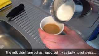 How To Making a Cappuccino with a Bialetti Brikka [upl. by Nuahsed]