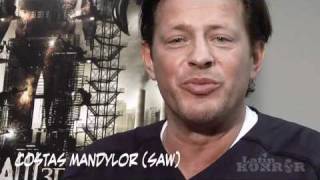 Costas Mandylor says Muchachos and Muchachas [upl. by Esdnyl396]